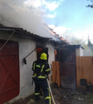 У Костополі трапилась пожежа у приватному господарстві