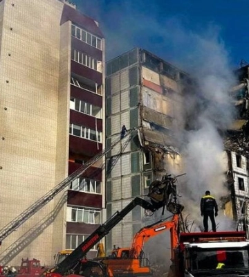 Оккупанты попали в многоэтажку в Умани, - СМИ