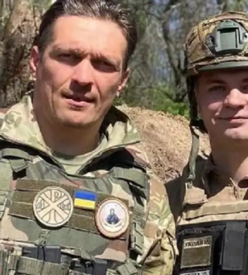 Боксер Усик обстріляв з міномета позиції окупантів: ЗСУ показали потужне відео