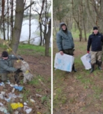 Прибирали попри дощ: в урочищі Чебені організували толоку. ФОТО