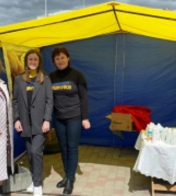 «Збережи життя – вакцинуйся»: у Корці пройшла промоакція до Всесвітнього тижня імунізації