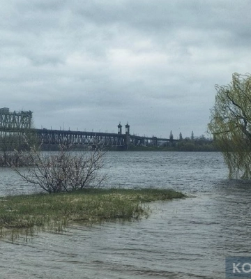 Вода прибуває: як змінився за добу рівень води у Дніпрі в районі Кременчука