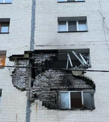 У Київській області уламки ракети впали на будинок, поранено дитину
