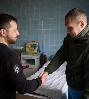 Зеленский посетил госпиталь в Донецкой области и наградил военнослужащих. ВИДЕО+ФОТОрепортаж