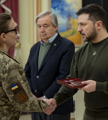 Витік документів. Генсек ООН був розлючений участю в церемонії нагородження українських захисниць, – WP