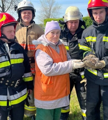 У Запоріжжі врятували кішку з кошенятами від змії
