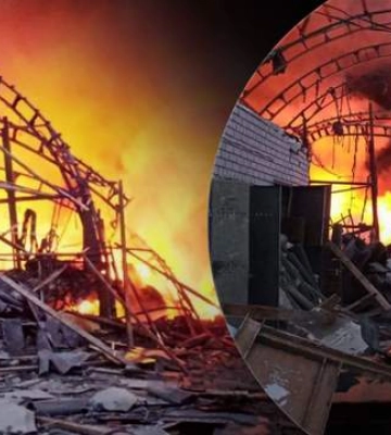 У Дніпрі  врятували з-під завалів жінку: склад будматеріалів вигорів ущент