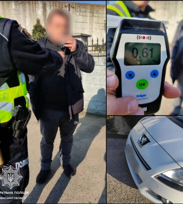 У Сарнах зупинили нетверезого водія