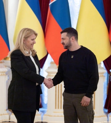Зеленський зустрівся з президентами Чехії та Словаччини