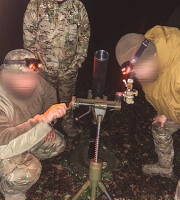 Луцькі спецпризначенці показали нічні тренування мінометників 