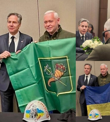 Прапор Харкова в США. Ігор Терехов зустрівся з Держсекретарем Ентоні Блінкеном