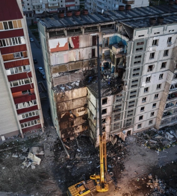 Ліквідація наслідків удару по Умані: ситуація станом на ранок 29 квітня 