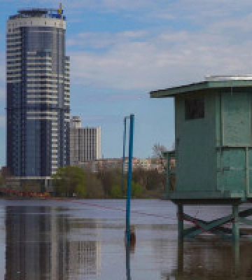 У Києві рівень води в Дніпрі за добу піднявся на 3 сантиметри