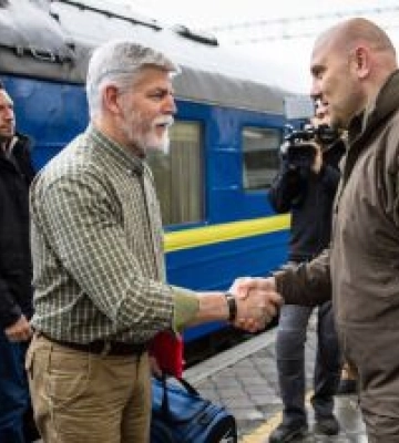 Президент Чехії перебуває з візитом у Дніпрі