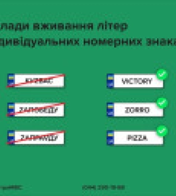 В Україні обмежили використання символів “Z” та “V” у номерних знаках: деталі