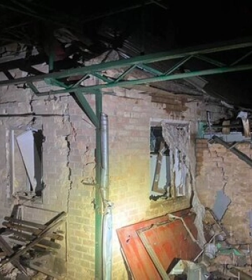 Вночі окупанти обстріляли Нікополь, без постраждалих, - міський голова Саюк. ФОТОрепортаж