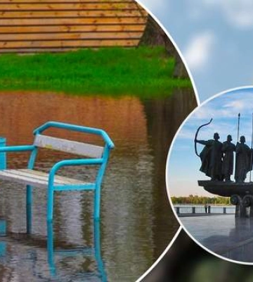 Рівень води в Києві поступово піднімається