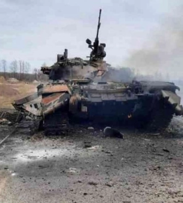 Бійці тероборони Волині знищили ворожий танк на Донеччині