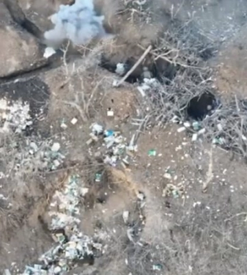 Розвідники 28-ї ОМБр вибили ворога з позиції на Бахмутському напрямку (ВІДЕО)