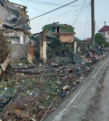 Курортну Затоку показали після російських бомбардувань