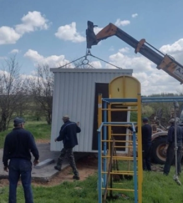На Херсонщині у Благодатівці встановили модульний медичний пункт