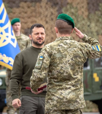 «Це честь для мене вітати вас сьогодні з професійним святом, з Днем прикордонника України – сталевого і незламного прикордонника&amp;hellip;