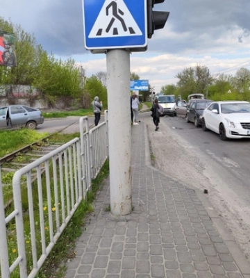 У Луцьку – аварія за участі чотирьох автівок 