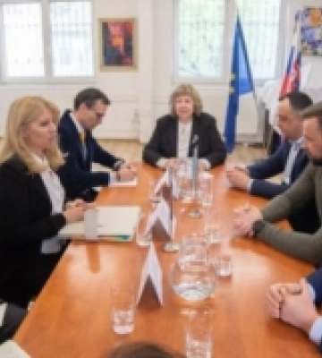До Ужгорода прибула Президентка Словацької Республіки Зузана Чапутова