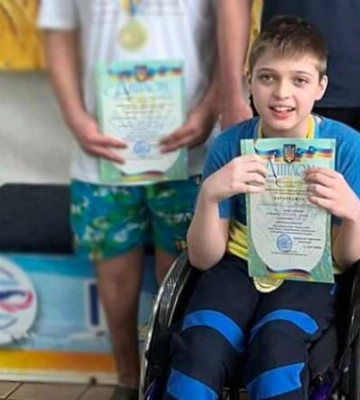 Кропивницький плавець з інвалідністю здобув два золота на всеукраїнській спартакіаді