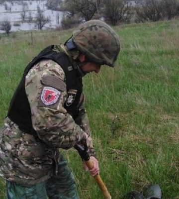 На Київщині виявили частину реактивного снаряда «Ураган»