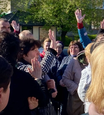Протест у гірницькому місті на Львівщині: не пустити засуджених у шахту, - ВІДЕО