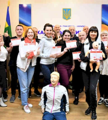 Харьковские таможенники тренировались оказывать первую помощь