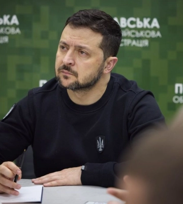 Зеленський відвідав у Полтавській області госпіталь із українськими захисниками