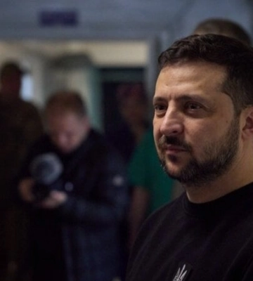 Зеленський відвідав у Полтавській області госпіталь із українськими захисниками