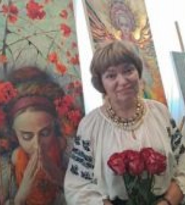 Картини на рибі представила херсонська художниця