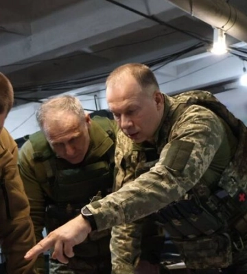 На Бахмутському напрямку Сирський  ухвалив з командирами низку необхідних рішень