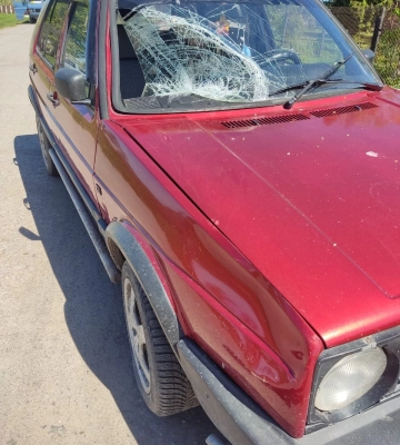 На Львівщині водійка Volkswagen Golf збила мешканку села, - ФОТО