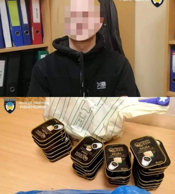«Рибного гурмана» затримали в супермаркеті Рівного