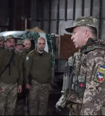 На Бахмутському напрямку Сирський  ухвалив з командирами низку необхідних рішень