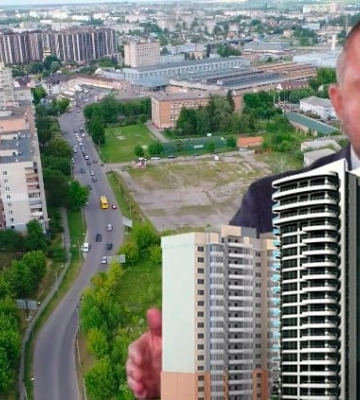 Людина померла – справу закрили: у Луцьку замість ТРЦ хочуть звести будинки до 24 поверхів