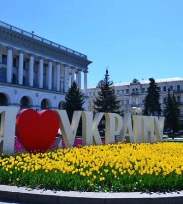 На Майдані Незалежності проходить фестиваль тюльпанів - фото
