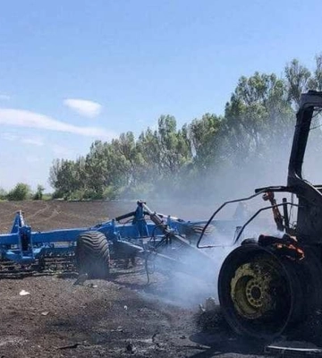 В Харьковской области на мине подорвалась сельхозтехника с людьми