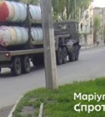У Маріуполі окупанти перевозять комплекти з ракетами С-300 у бік Запоріжжя — Андрющенко (ФОТО)