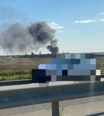 Під Сімферополем стався вибух на базі російських прикордонників