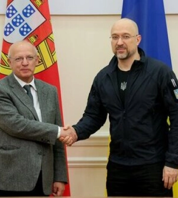 Шмигаль та спікер парламенту Португалії Сілва обговорили підтримку України та допомогу у відбудові. ФОТО