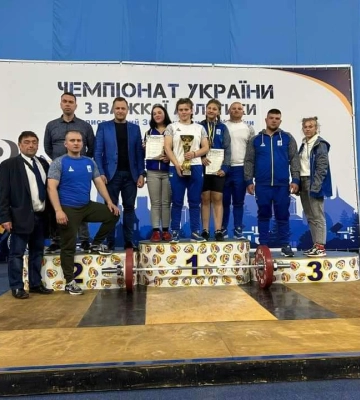 Важкоатлетки з Волині стали чемпіонками України