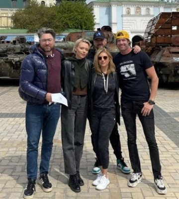 Кэтрин Винник и Иванна Сахно приехали в Киев