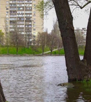 В Киеве произошел резкий спад половодья