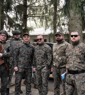 На Волині тайванці переймали військовий досвід інструкторів ТНЦ «Тернове Поле»