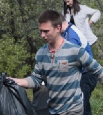 На еко-толоці у Луцьку прибрали берег Стиру